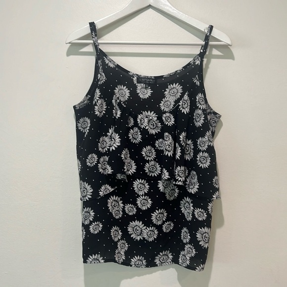 COTTON ON floral tiered tank top with adjustable straps Size Large - Picture 1 of 6